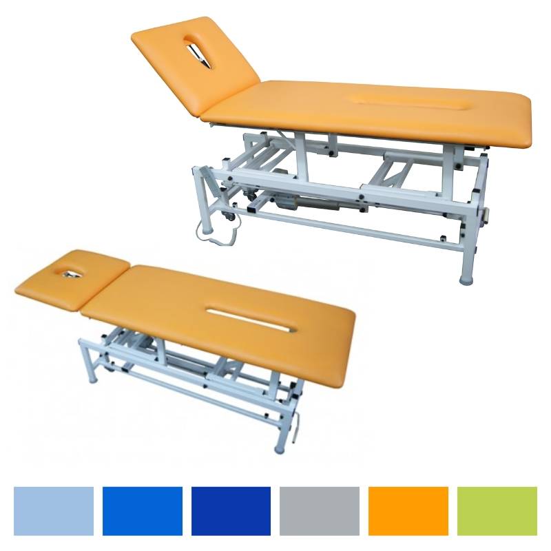 Elektryczny 2-sekcyjny stół rehabilitacyjny sterowany za pomocą pilota ręcznego - SUMER Reha Cube Electra