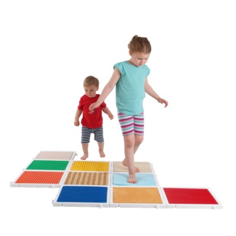 Ścieżka sensoryczna dotykowa dla dzieci AMAYA, 12 elementów