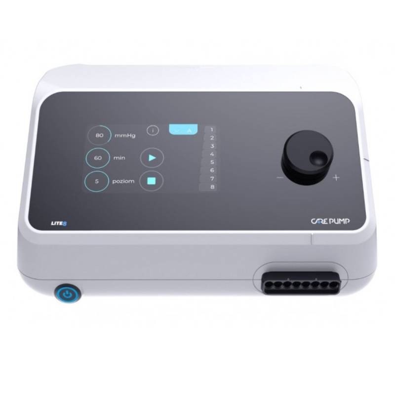 Aparat do drenażu limfatycznego CarePump Lite8 (8-komorowy, 8 trybów)
