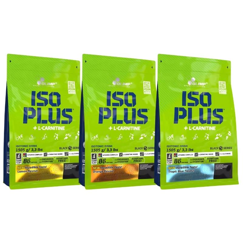 Olimp Iso Plus Powder, Izotonik, 1505 g - różne smaki