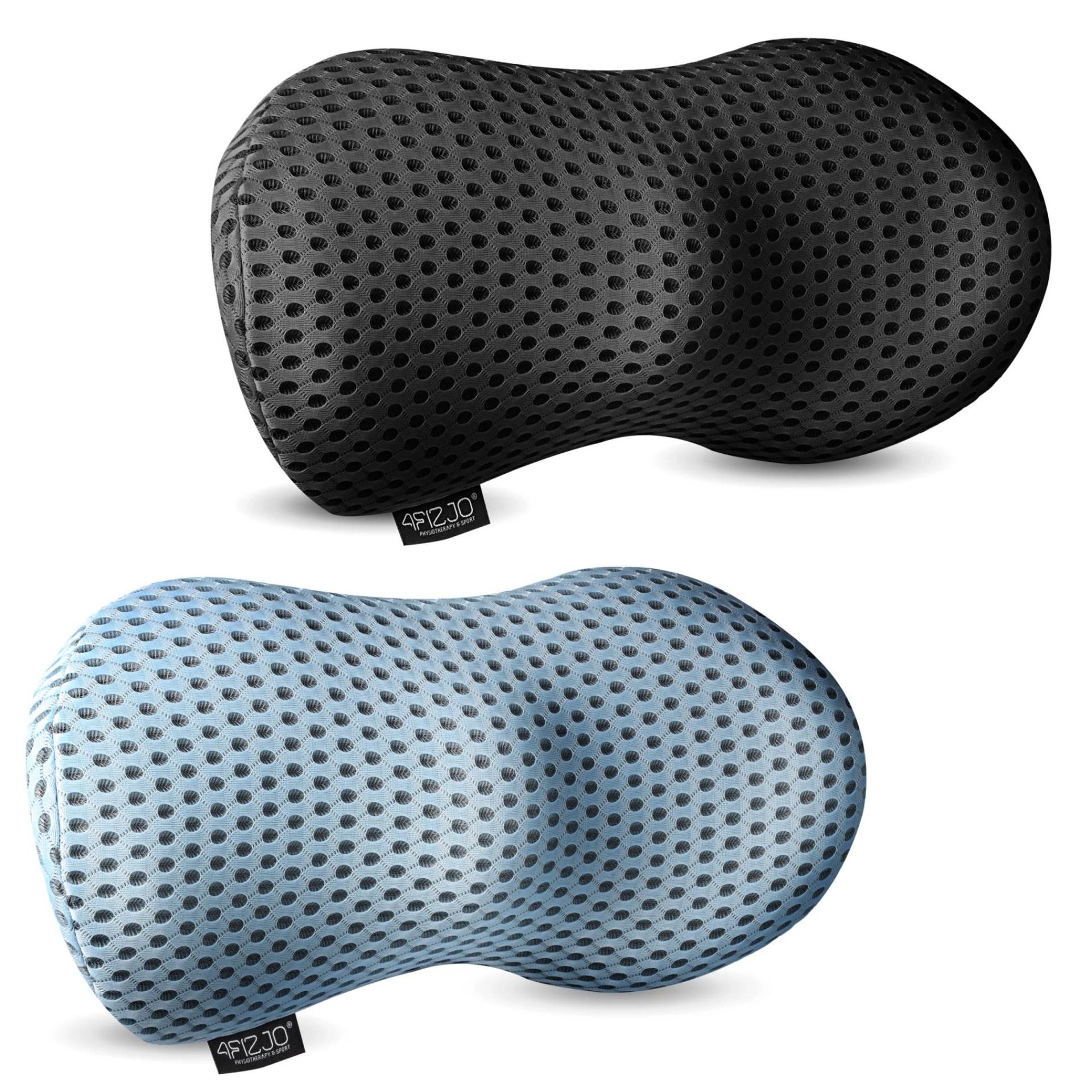 Poduszka ortopedyczna lędźwiowa do siedzenia 4FIZJO OP04, 48x23x11 cm - różne kolory