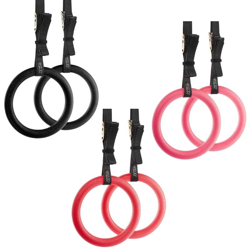 Kółka gimnastyczne do podciągania z ABS 4FIZJO, różne kolory