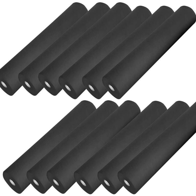 Podkłady włókninowe w rolce - Rolka 60 cm x 50 m - czarny - karton 12 sztuk