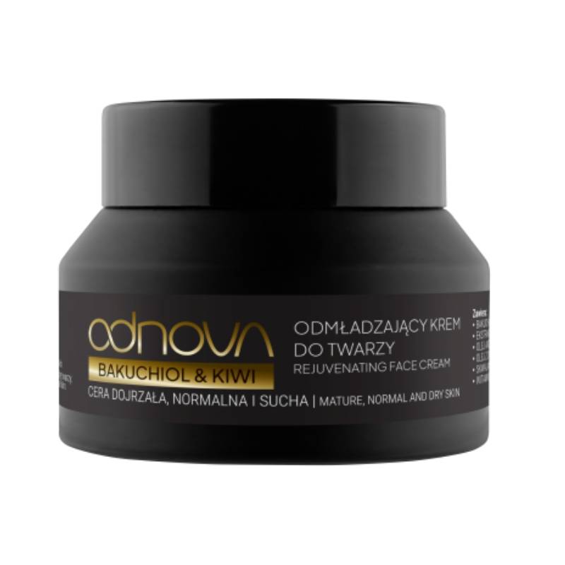 Odmładzający krem do twarzy, Bakuchiol Kiwi ODNOVA - 45 ml