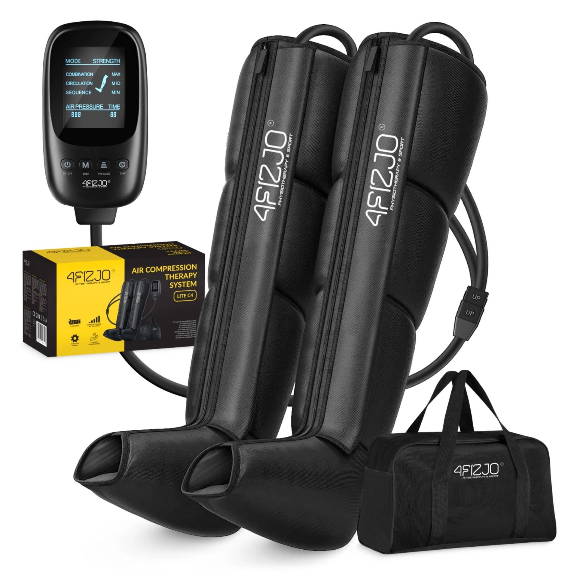 Aparat do drenażu limfatycznego 4FIZJO LITE C4 (4-komorowy, 3 tryby)