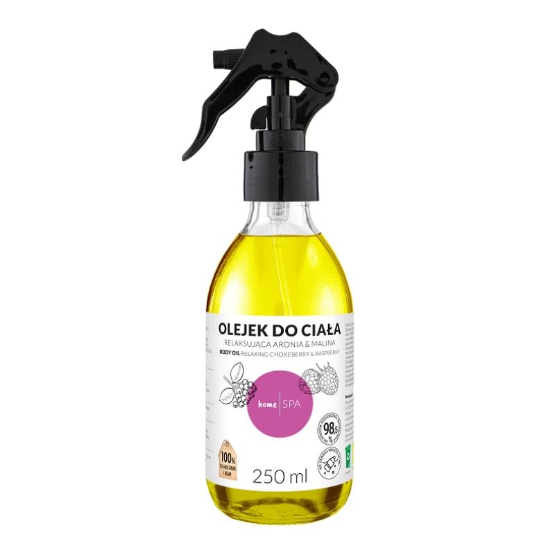 Relaksujący olejek do ciała Aronia Malina HomeSPA 250 ml