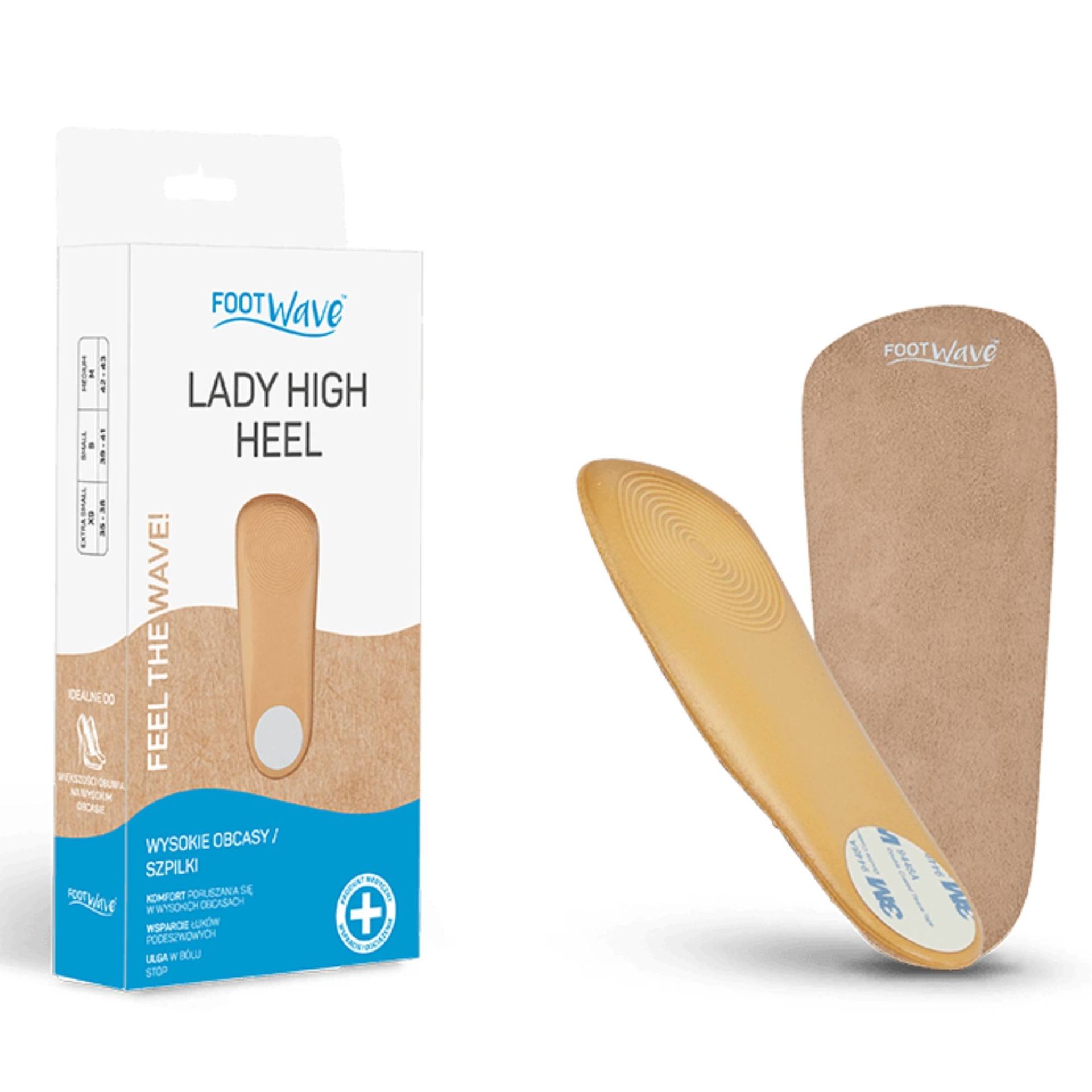 Wkładki do butów FootWave Lady High Heel, różne rozmiary
