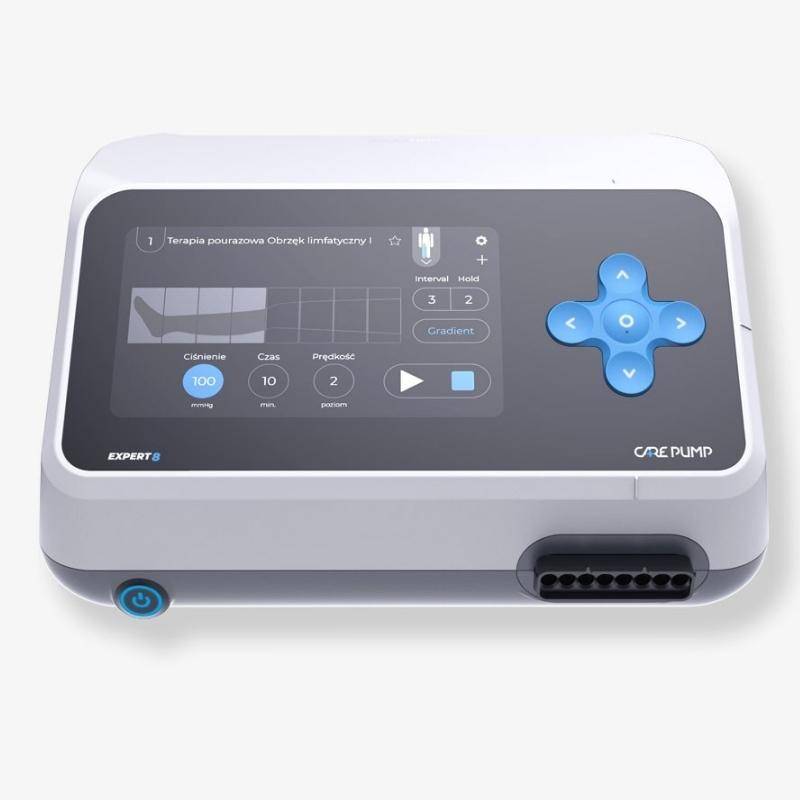 Aparat do drenażu limfatycznego CarePump Expert8 (8-komorowy, 13 trybów)