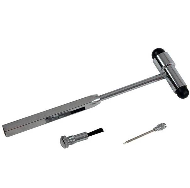 Młotek neurologiczny MoVeS Buck Hammer z igłą i pędzelkiem