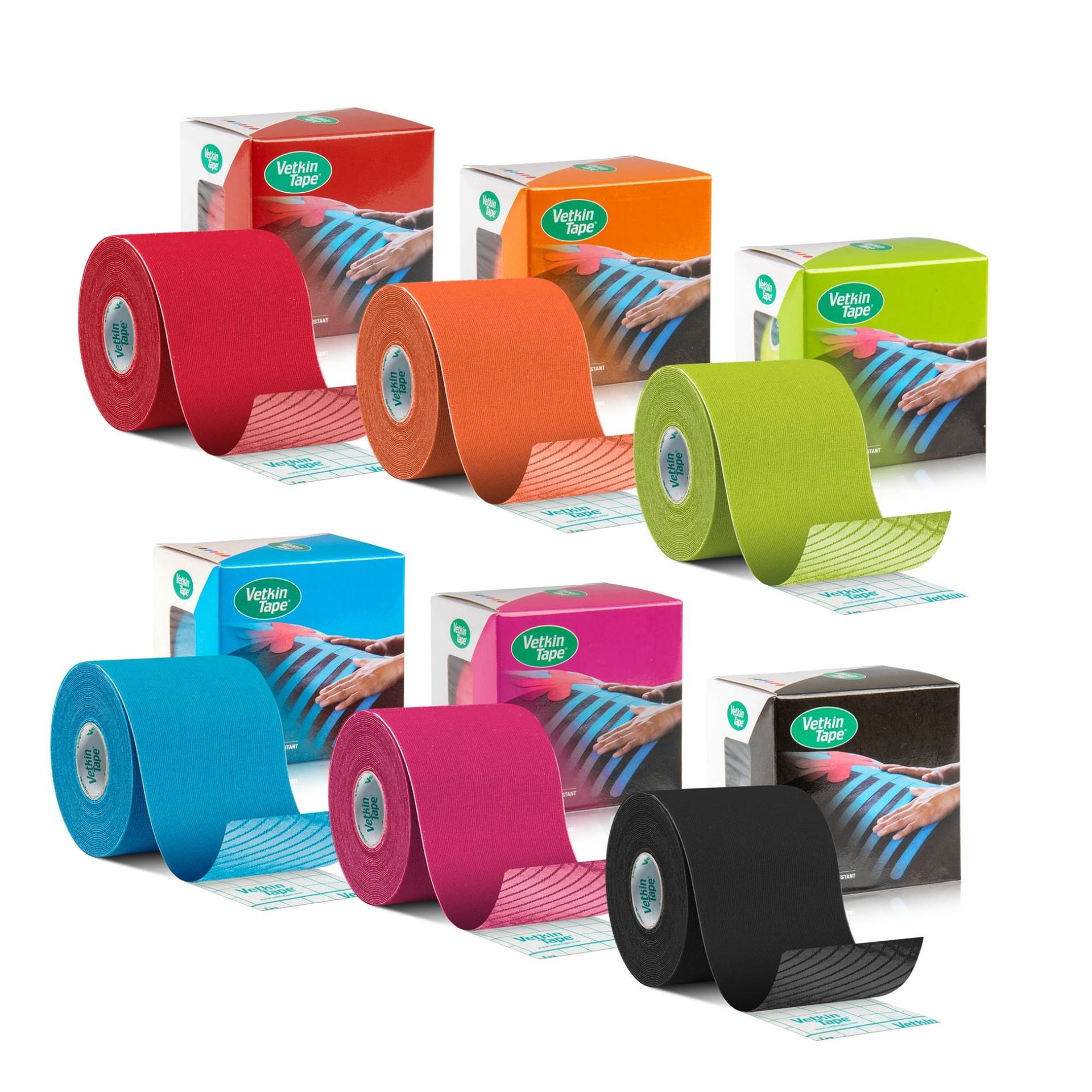 Taśma do kinesiotapingu koni - VetkinTape 6 cm x 5 m