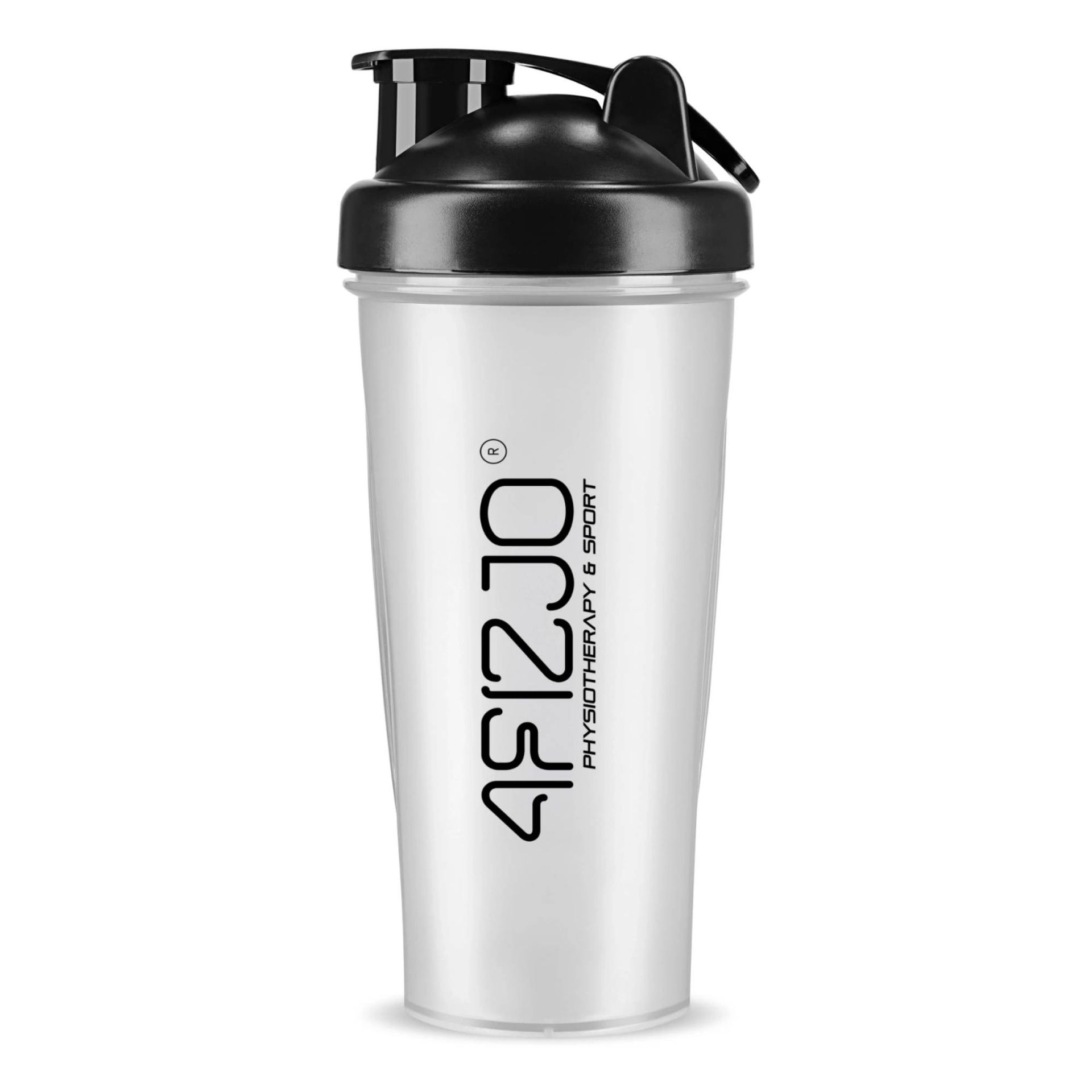 Shaker sportowy do odżywek z siateczką 4FIZJO PRO 650 ml