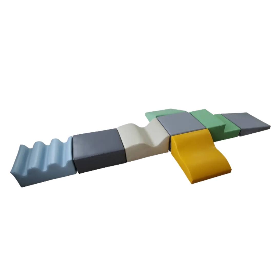 Zestaw kształtek rehabilitacyjnych dla dzieci Tor przeszkód, 8 elementów