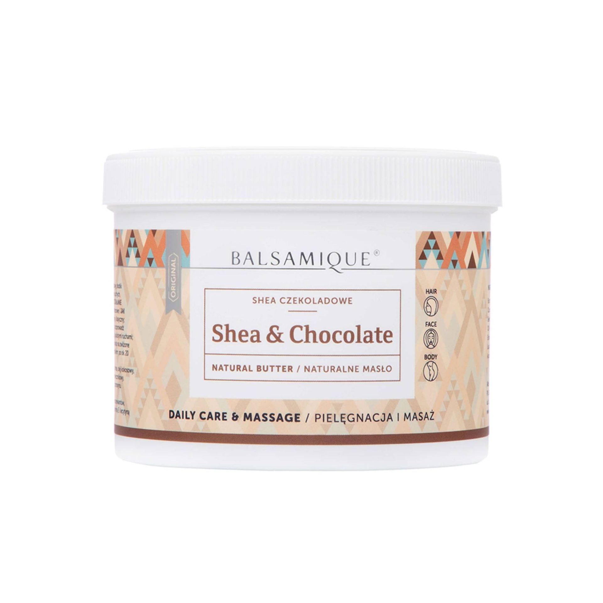 Czekoladowe masło shea do masażu Balsamique - 450 g