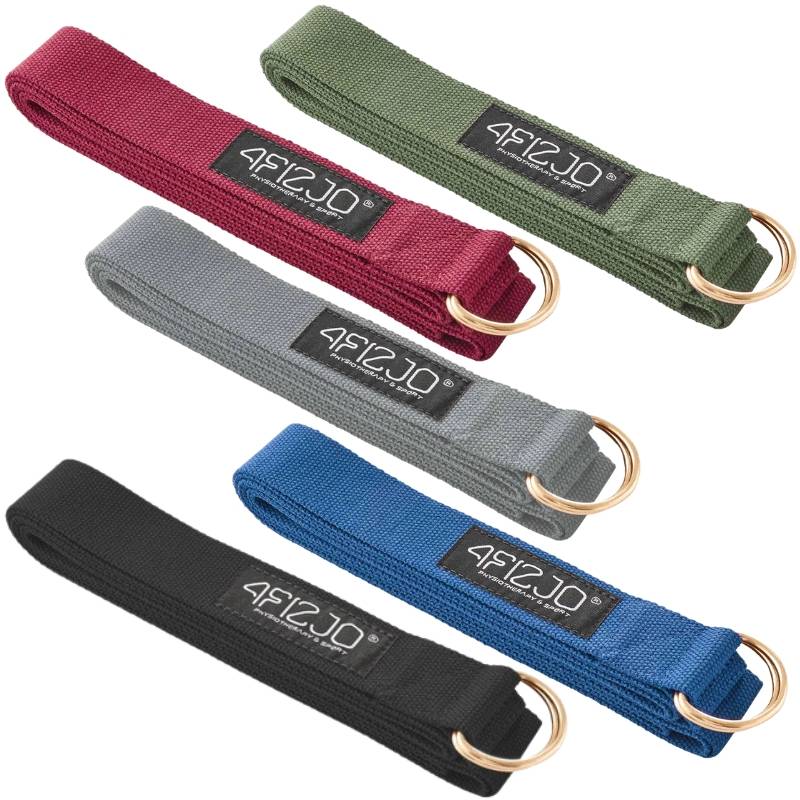 Pasek do jogi 4FIZJO 300x4cm, różne kolory