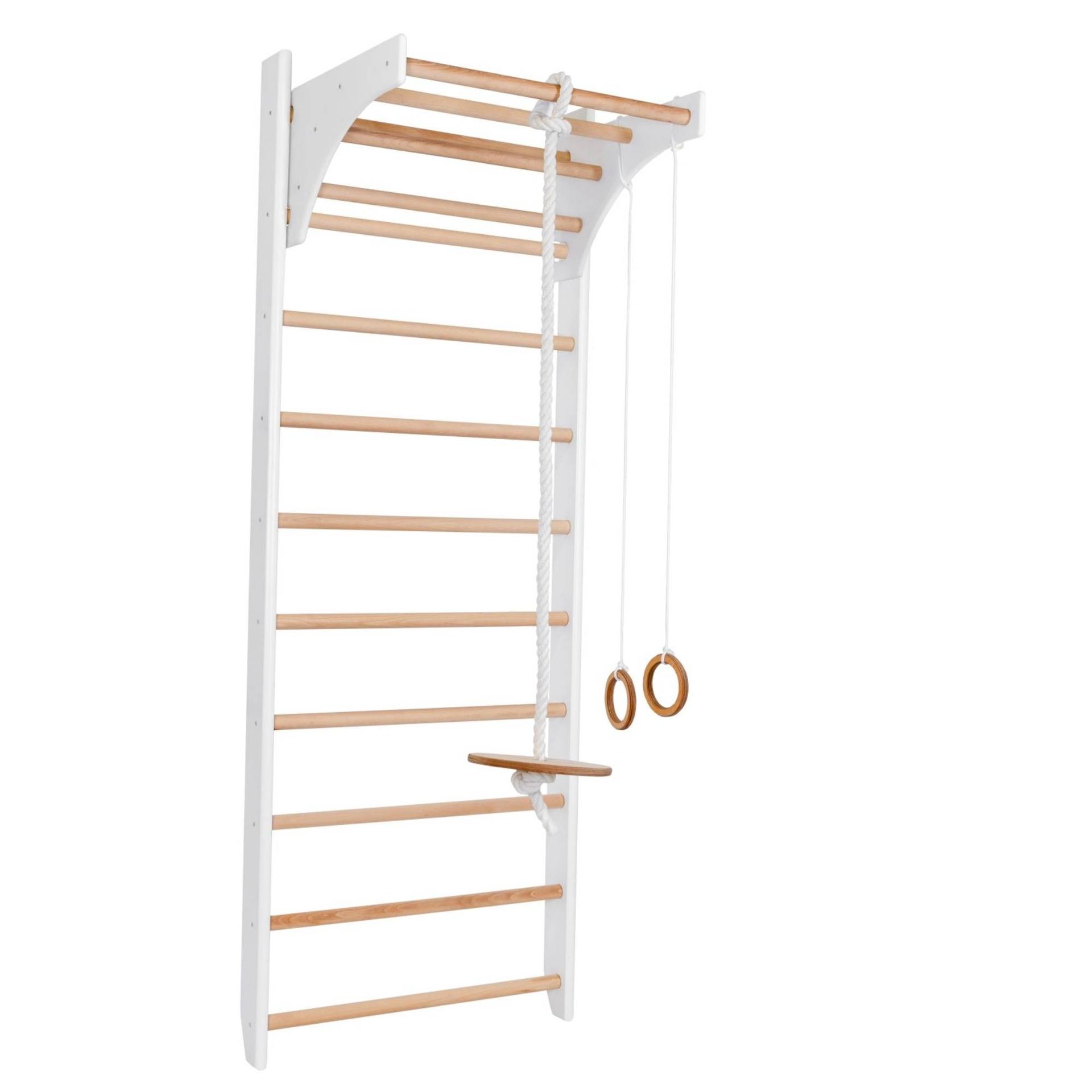 Drabinka gimnastyczna Pelltech HomeStyle biała 220 cm