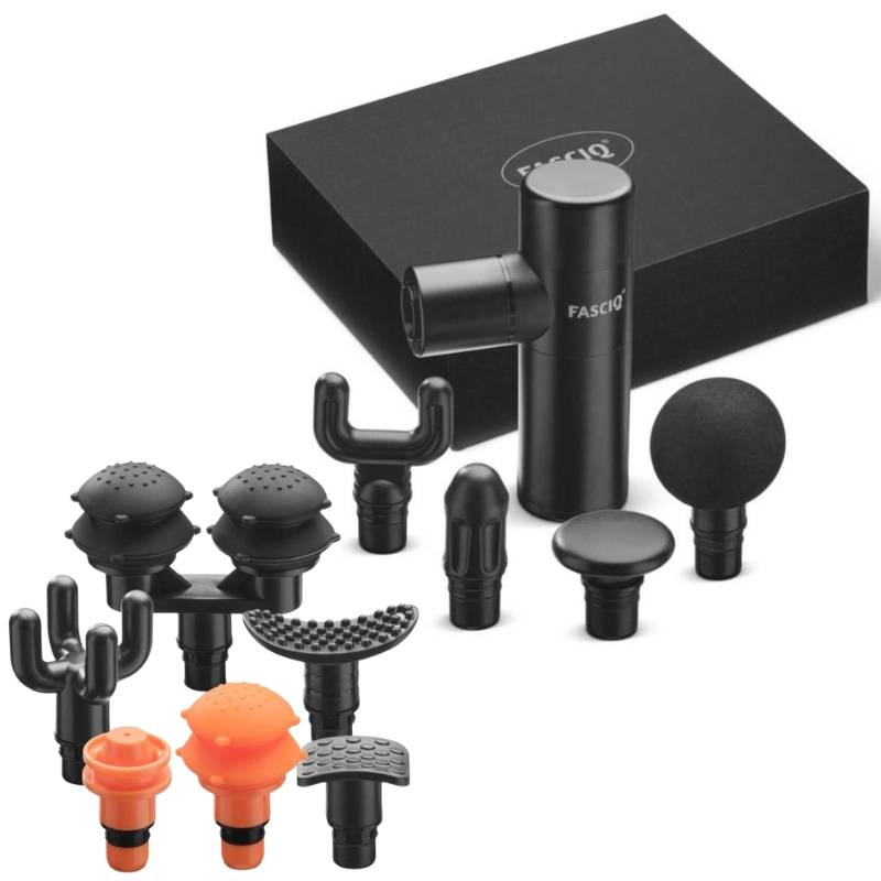 Zestaw pistolet do masażu FASCIQ Massage Gun Mini + nakładki