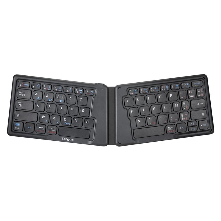 Targus AKF003FR Bluetooth AZERTY Francuski Czarny