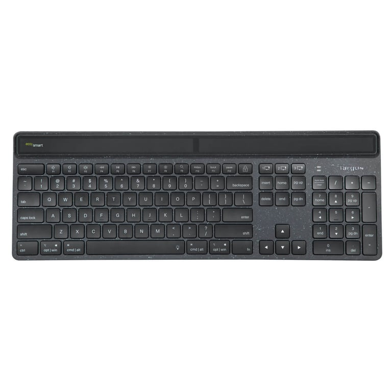 Targus EcoSmart AKB868UK klawiatura Uniwersalne Bluetooth QWERTY British English Czarny