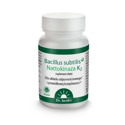 Dr. Jacob's Bacillus subtilis+ Nattokinaza K2, 60 kaps.