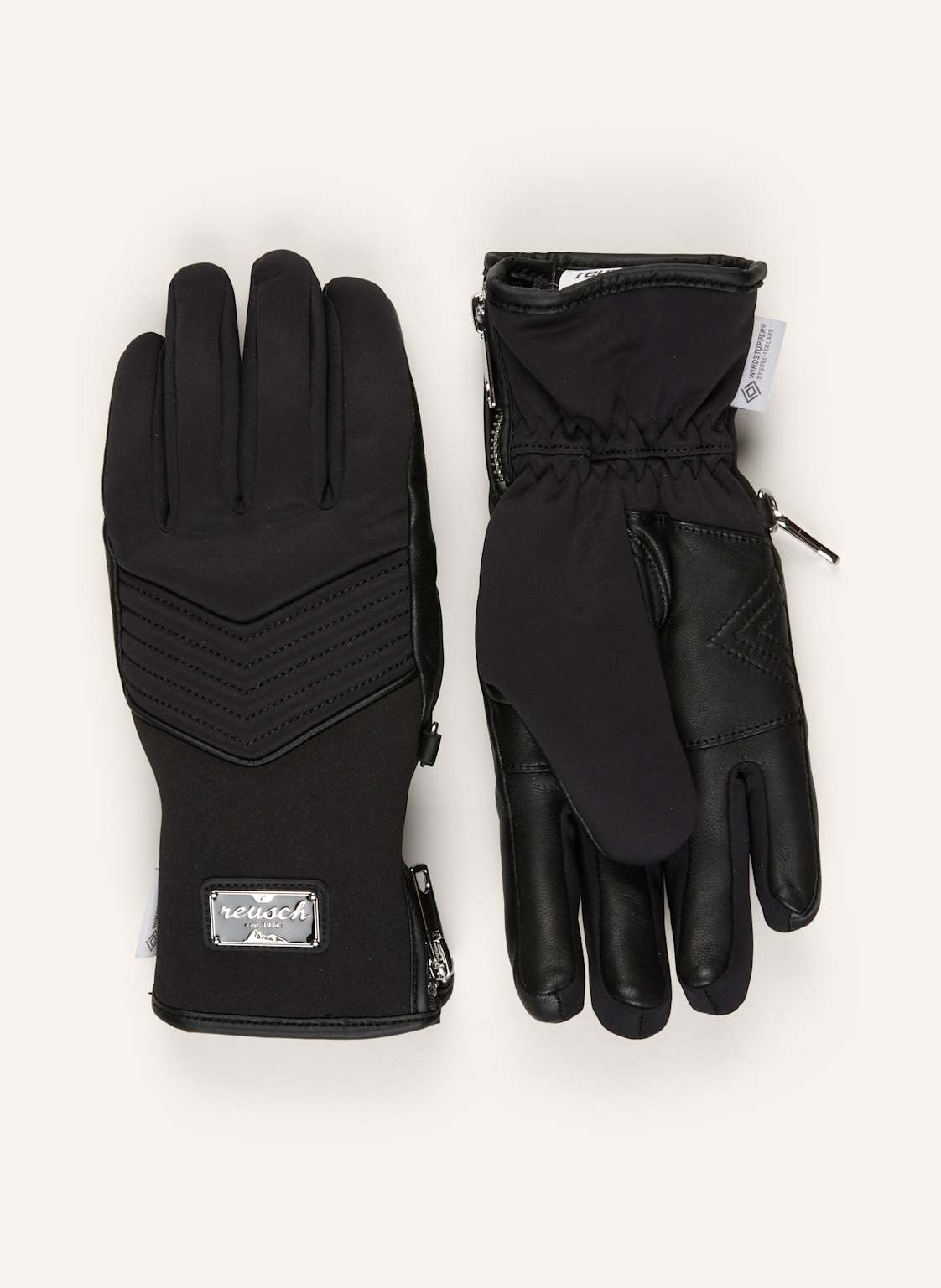 Reusch Rękawiczki Narciarskie Daisy Windstopper© schwarz