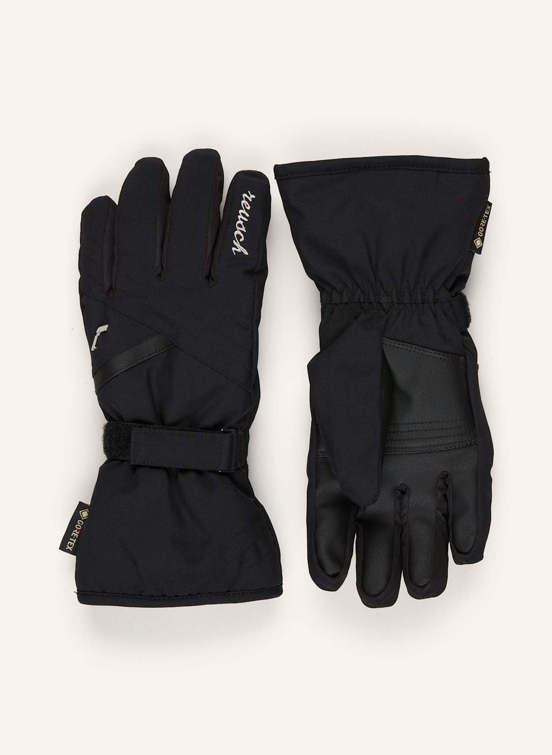 Reusch Rękawiczki Narciarskie Alba Gore-Tex Umożliwiające Obsługę Ekranów Dotykowych schwarz