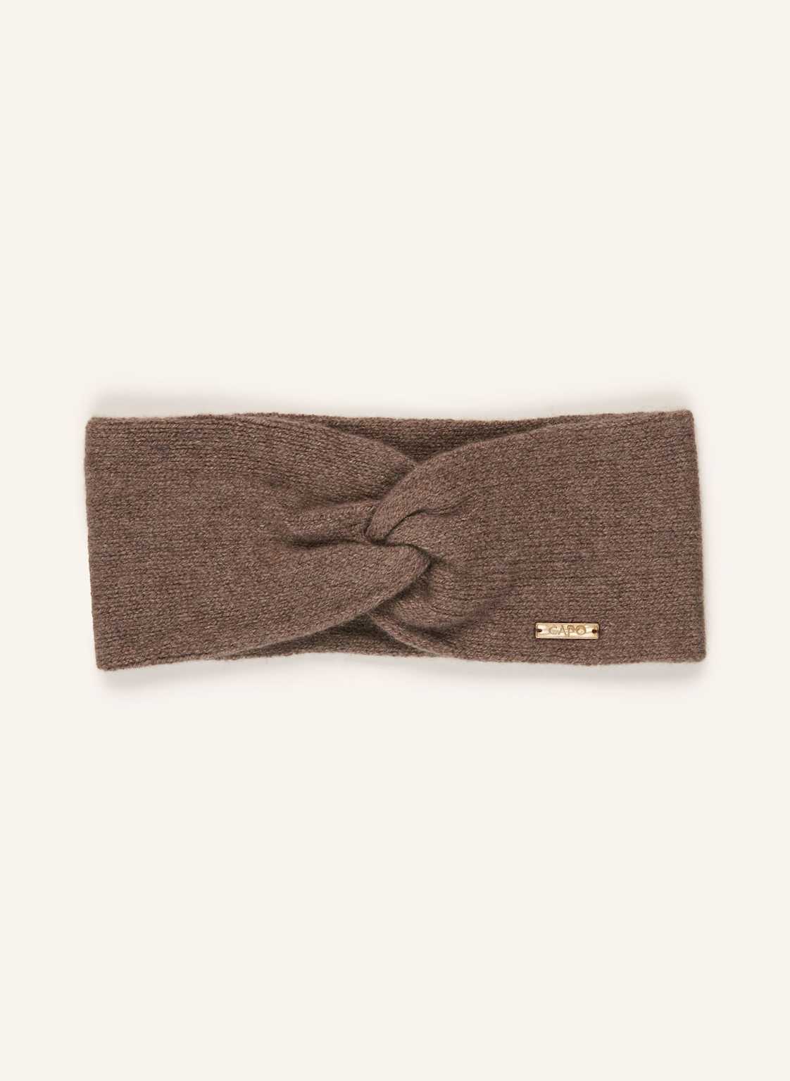 Capo Opaska Na Głowę Z Kaszmirem braun