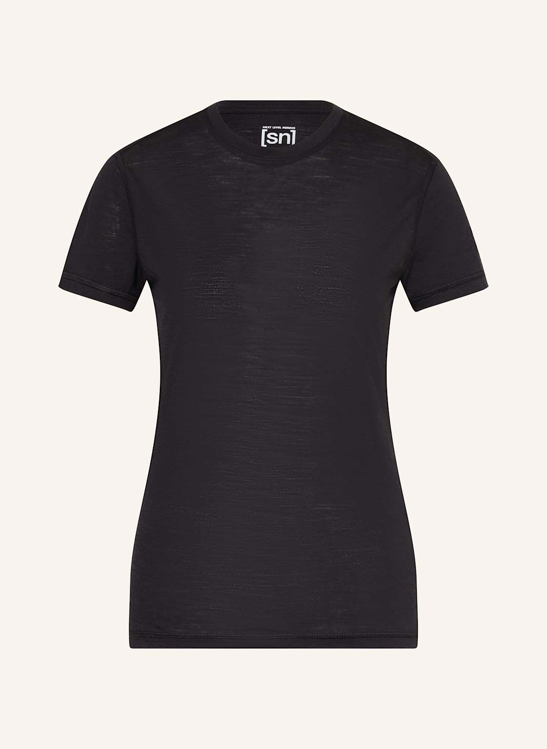 Super.Natural Koszulka Funkcyjna sierra140 Z Wełną Merino schwarz