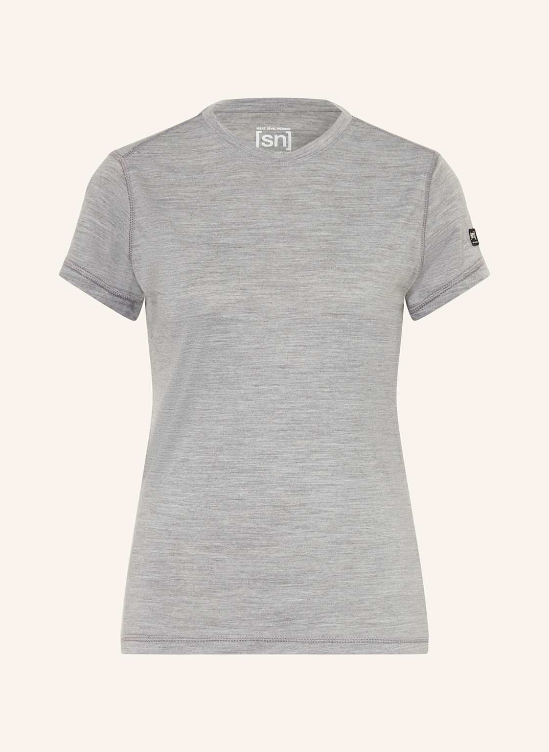 Super.Natural Koszulka Funkcyjna sierra140 Z Wełną Merino grau