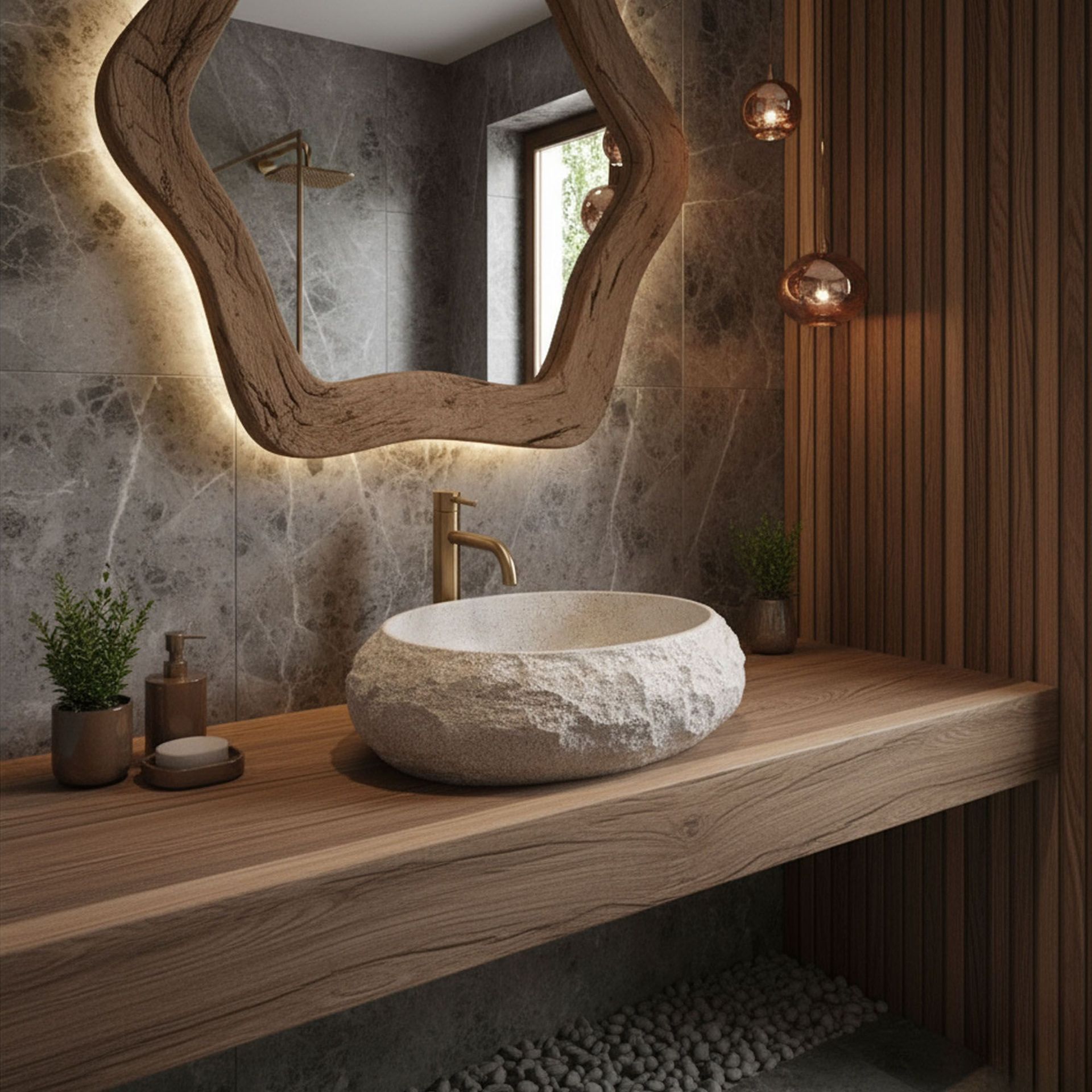 Rea Umywalka nablatowa Rea Mika Beige