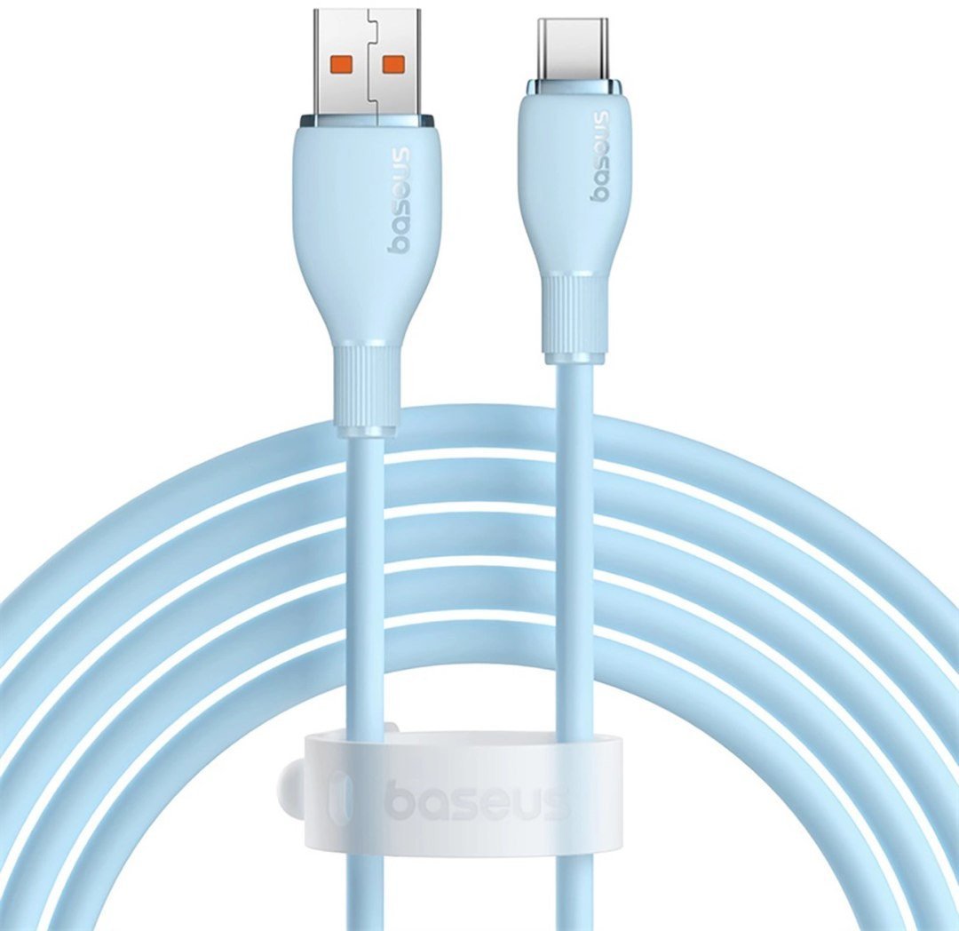 Kabel USB Baseus USB-A - USB-C 2 m Niebieski (6932172652937)