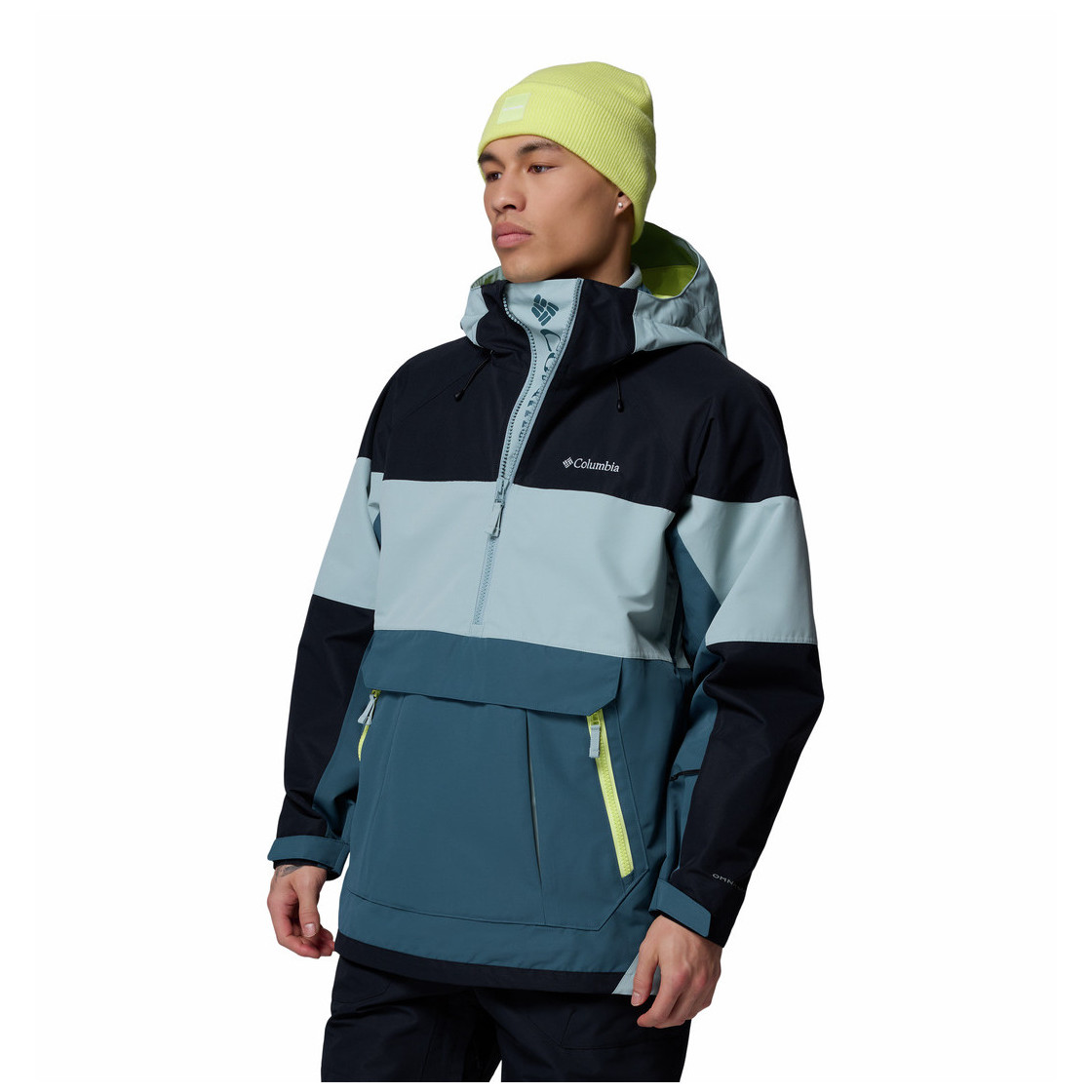 Męska kurtka narciarska Columbia Coreshot™ Shell Anorak Rozmiar: XXL / Kolor: niebieski/czarny