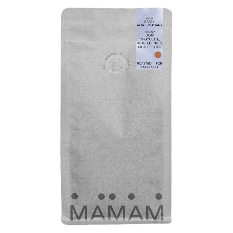 Kawa ziarnista MAMAM Brazil Alta Mogiana Espresso 1kg