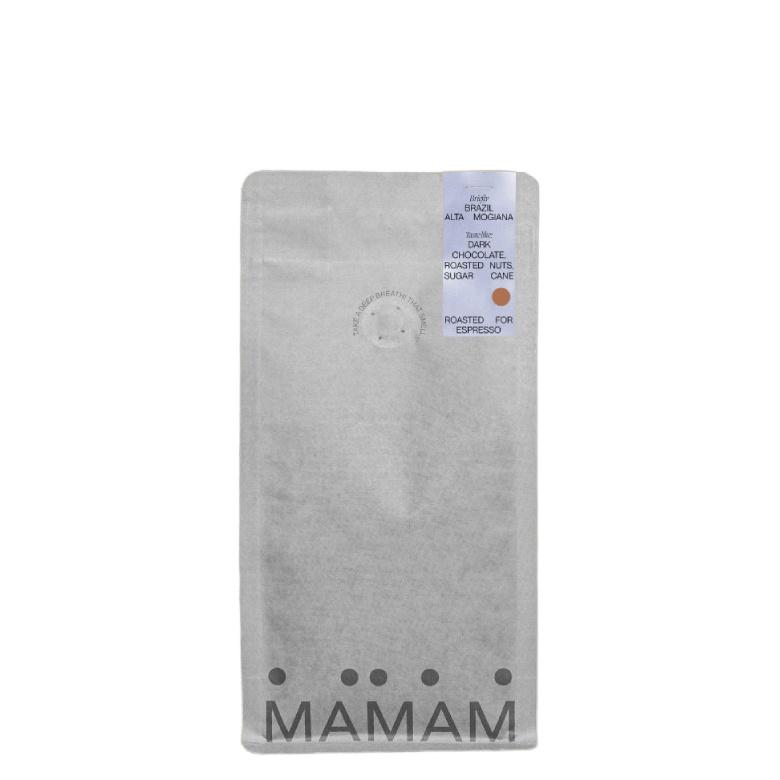 Kawa ziarnista MAMAM Brazil Alta Mogiana Espresso 250g