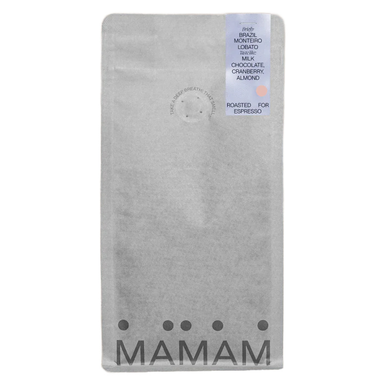 Kawa ziarnista MAMAM Brazil Monteiro Lobato Espresso 1kg