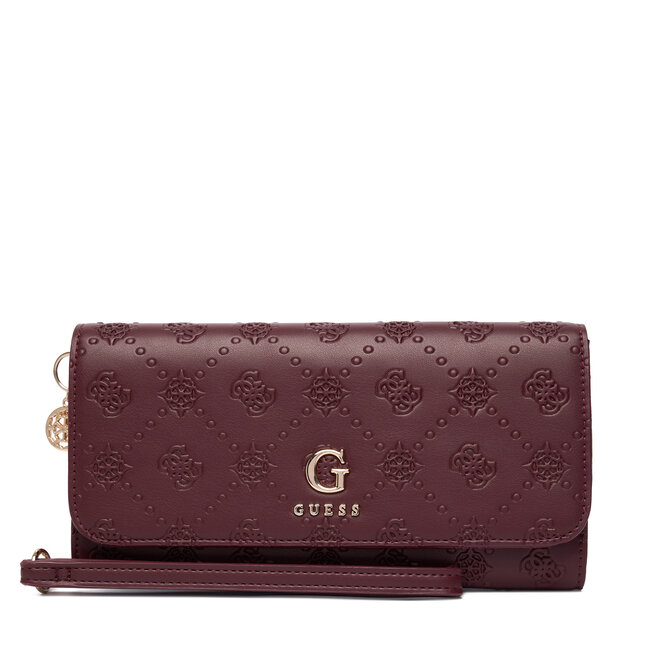 Duży Portfel Damski Guess PW7546 P5461 Bordowy