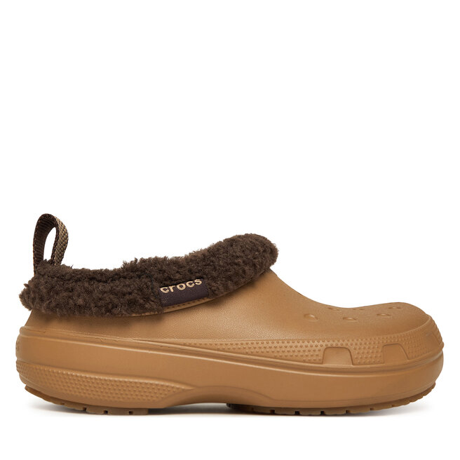 Klapki Crocs Classic Lined Shorty 211380 Brązowy