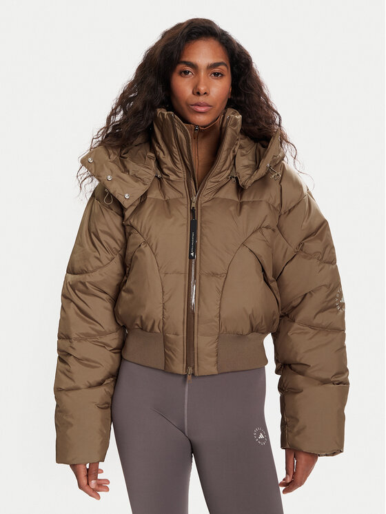 adidas by Stella McCartney Kurtka zimowa JM3652 Beżowy Loose Fit