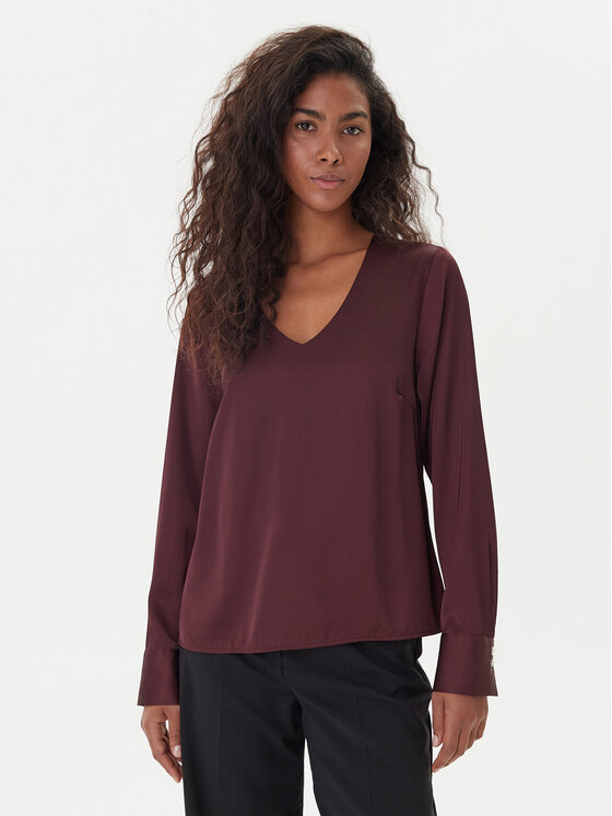 ONLY Bluzka Mika 15361191 Fioletowy Regular Fit