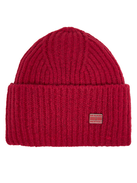 Tommy Hilfiger Czapka Elevated Heritage AW0AW17905 Czerwony