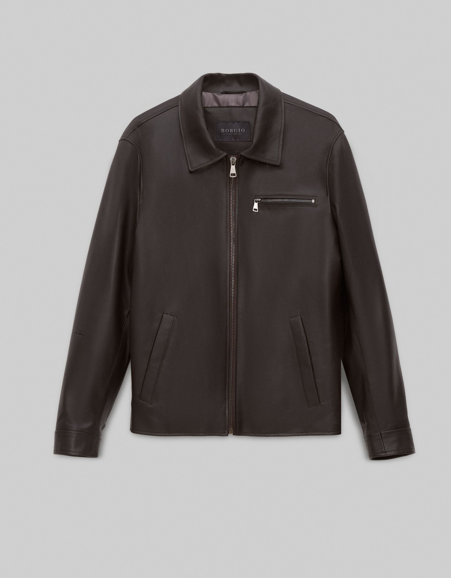 kurtka skórzana isera brązowa