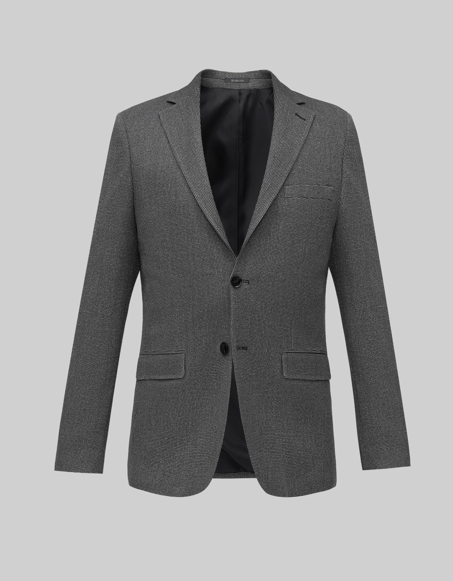 marynarka do zestawu porcari szary slim fit