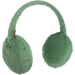 Plush Faux Fur Ear Warmers by Barts, zielony, One Size