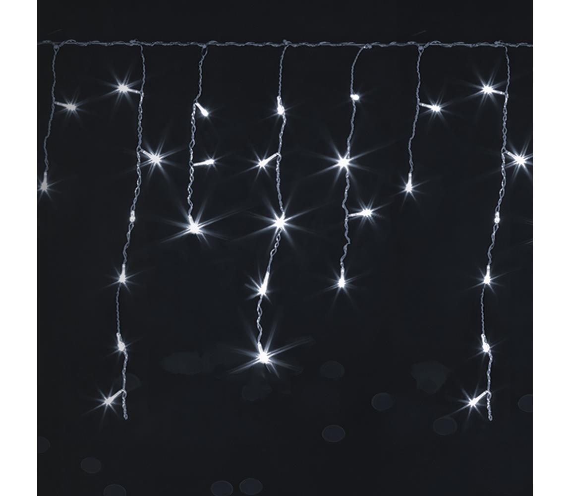 Brilagi - LED zewnętrzny łańcuch świąteczny 400xLED/8 trybów 23x0,6m IP44 zimna biel