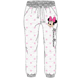 Spodnie dresowe dla dziewczynki Myszka Minnie Disney Szare