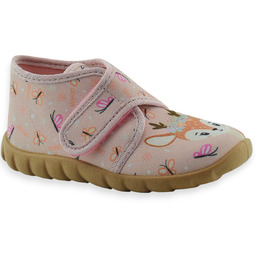 Kapcie dla dziewczynki oddychająca elastyczna podeszwa Befado 465P223 Flexi Róż