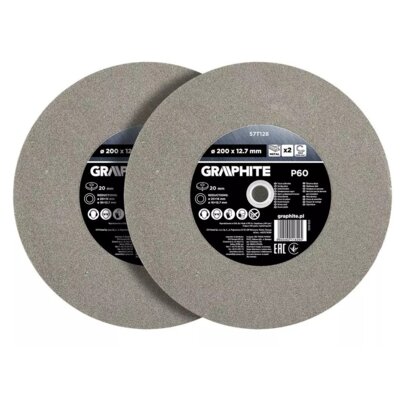 Graphite Tarcza do szlifowania 57T128 200 mm (2 szt.)