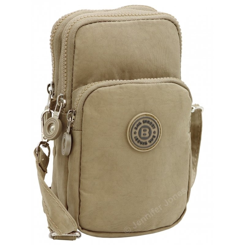 Stylowa Pozioma Torba Mała Na Ramię Bag Street NR 2248 KAWA Z MLEKIEM 20 x 12 x 4 [cm]
