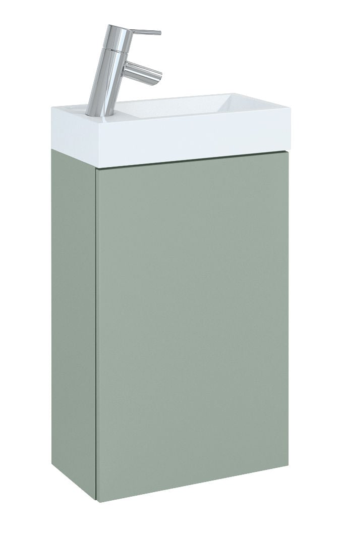 Szafka łazienkowa z umywalką Elita Young Basic 40 cm sage mat RE163068001470