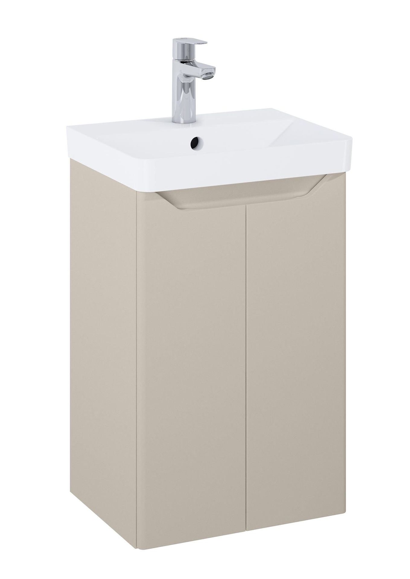 Szafka łazienkowa z umywalką Elita Helo Compact 40 cm fume mat RE020400207020