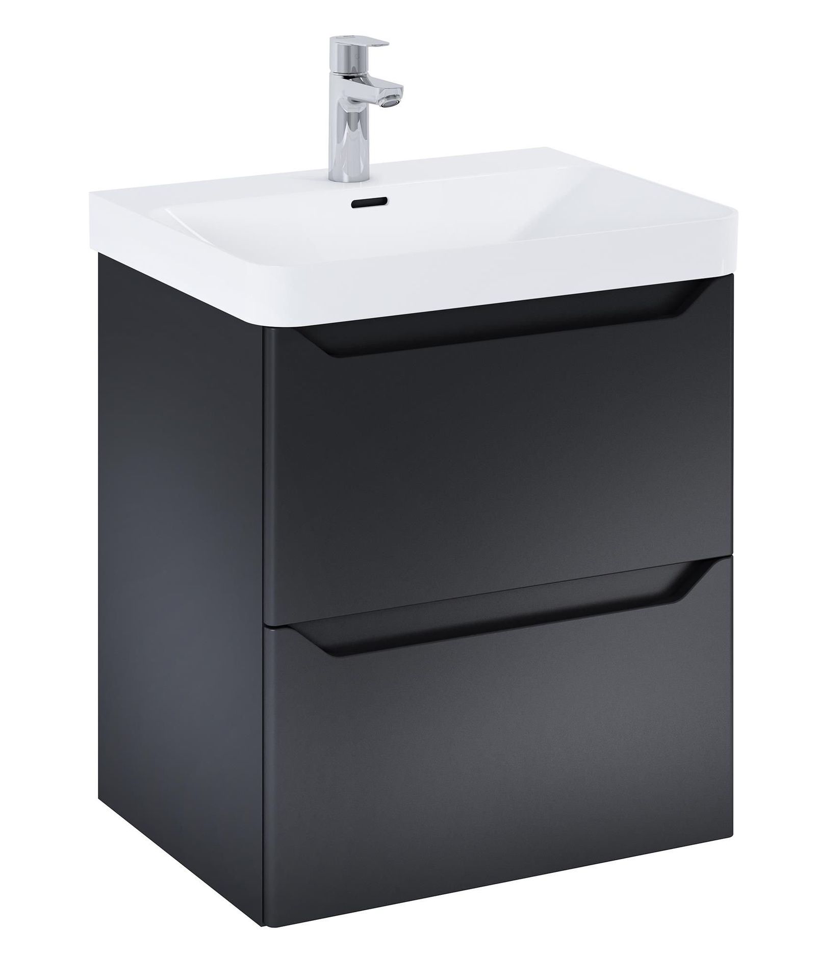 Szafka łazienkowa pod umywalkę Elita Helo 60 cm czarny mat RE010600207160